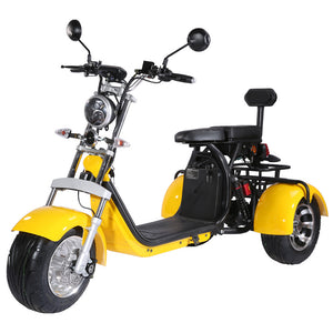 Fat tire tricycle for adults trike citycoco 2000w with Delivery Basket free shipping and tax - Fanco Electric Scooter manufacturer