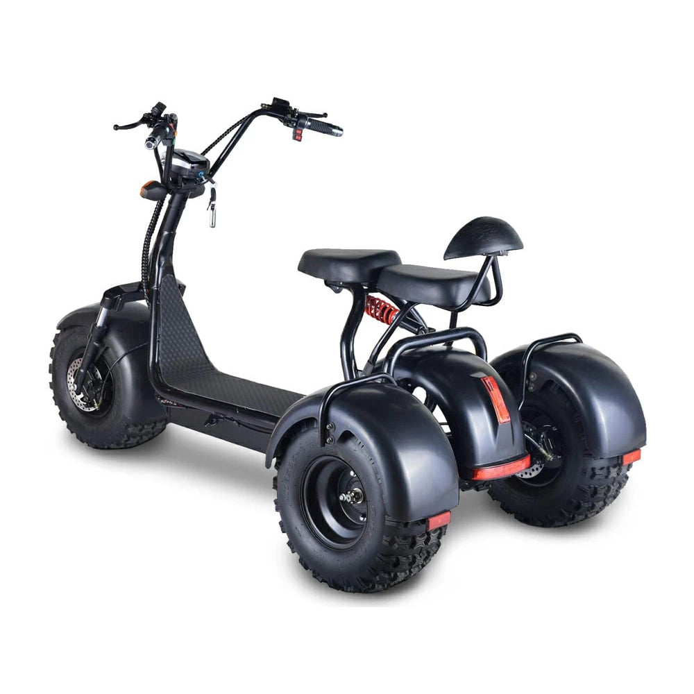 Off Road Citycoco Scooters 1500W Big Wheel Electric Tricycle,