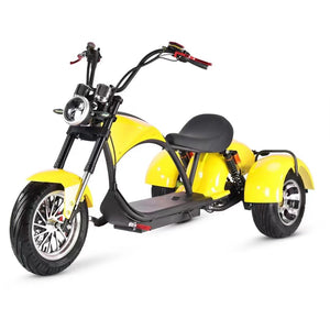 2021 New Model 12 Inch Harley Scooter Three Wheel Electric Citycoco DIY Golf Course Tricycle Scooters - Fanco Electric Scooter manufacturer