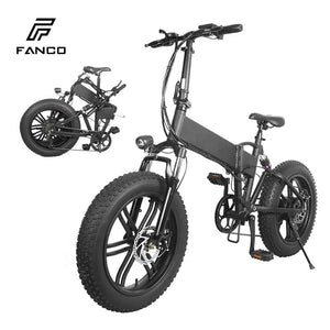 Electric mountain bike 20 inch 500W front and rear suspension - CITI ESCOOTER