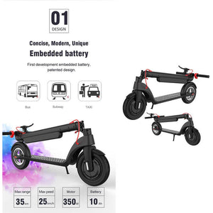 UL2272 Certified 10 Inch Off Road Electric Scooter 10Ah, 350W Motor, Duty Free Shipping from US/Europe Warehouse - CITI ESCOOTER