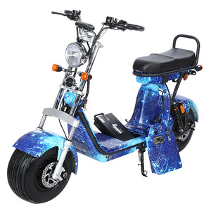 Fat tire Electric scooter 60V 60AH battery, 180km Range, EEC/COC Certified, Free Shipping and Tax in EU - Fanco Electric Scooter manufacturer