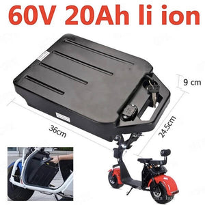 60v 20ah lithium battery for fat tire scooter - CITI ESCOOTER
