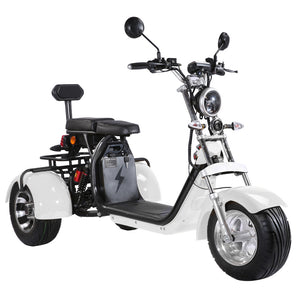 Citycoco Harley fat tire, 3 wheel trike motorcycle, Ship from Holland warehouse, Free shipping and TAX in EU - Fanco Electric Scooter manufacturer